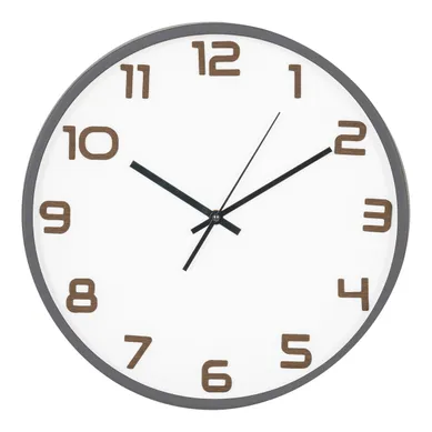 Horloge De Parete Greenwich Gris Silenzioso D.35 Cm
