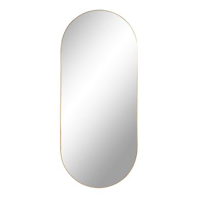 Miroir Mural Jersey En Acier Couleur Laiton 35x80 Cm Miroir Mural Jersey En Acier Couleur Laiton 35x80 Cm