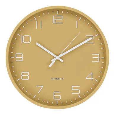 Horloge Murale Rosolini Ocre Avec Mouvement Silencieux D.30 Cm