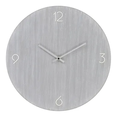 Horloge De Parete Ravenna En Mdf Gris Clair Avec Movimento Silenzioso D.40 Cm