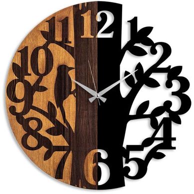 Horloge En Bois Et Métal Clock Arbre
