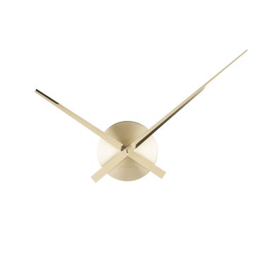 Horloge Murale Design Minimaliste Little Big Time - Diam. 44 Cm - Doré