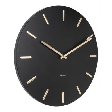 Horloge En Métal Charme 45 Cm Noir