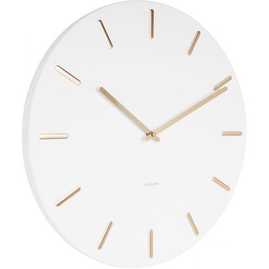 Horloge En Métal Charme 45 Cm Blanc Horloge En Métal Charme 45 Cm Blanc
