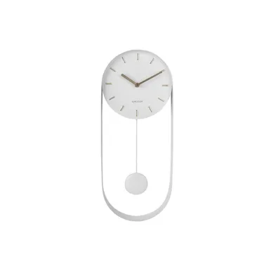 Horloge En Métal Pendulum Charm Blanc - Karlsson