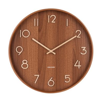 Horloge Pure Medium D40cm Marron