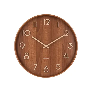Horloge Murale Grand Modèle Pure - Bois Brut