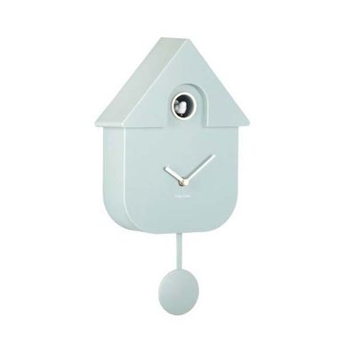 Horloge Murale Moderne Cuckoo Bleu Clair