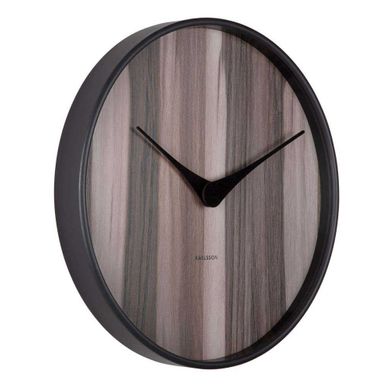 Horloge Murale En Bois Melange Bois Foncé