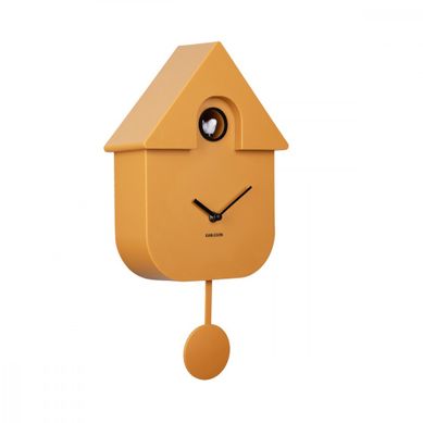 Horloge Coucou Moderne H40cm Orange