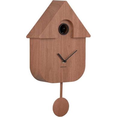 Horloge Murale Moderne Cuckoo Bois Foncé