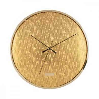 Horloge Murale Disco D40cm Or