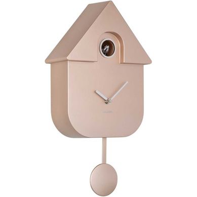 Horloge Murale Moderne Cuckoo Rose Gold Métallique