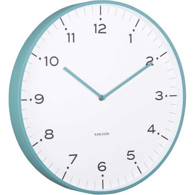 Horloge Murale 40 Cm Circus Rings Turquoise