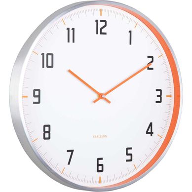 Horloge Murale Ronde 40 Cm Sporty Orange