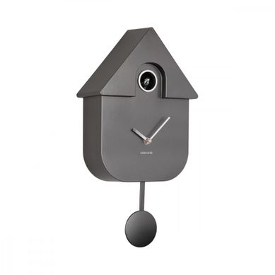 Horloge Coucou Moderne H40cm Gris Foncé