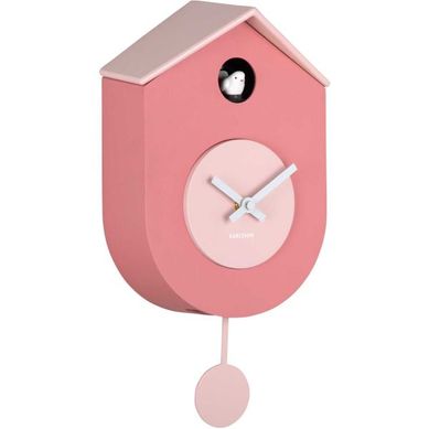 Horloge Murale En Abs Grato Cuckoo Rose