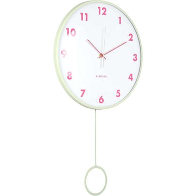 Horloge Murale Cheeky Dome Pendulum Vert
