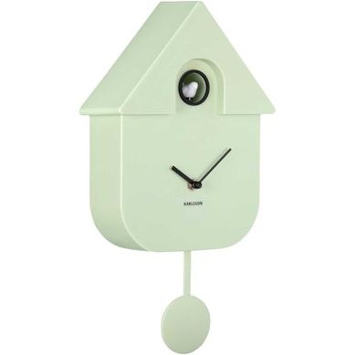 Horloge Murale Moderne Cuckoo Vert Clair