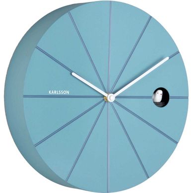 Horloge Murale Coucou En Abs Destacado Bleu