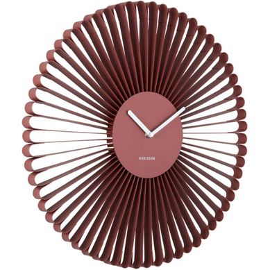 Horloge Murale En Métal Cascara Rouge