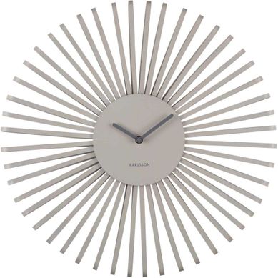 Horloge Murale En Métal Polo Gris