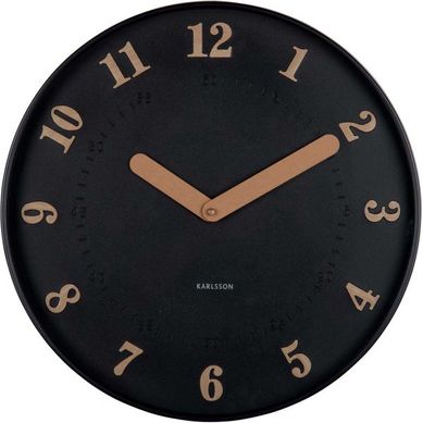 Horloge Murale Polypropylène Amena Noir