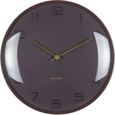 Horloge Murale En Métal Fuerte Dome Marron