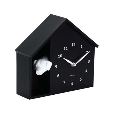 Horloge À Poser Peeking Doggy Noir