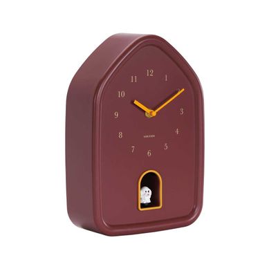 Horloge À Poser Modern Doggy Rouge Bordeaux