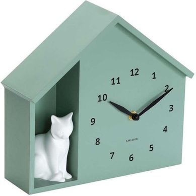 Horloge À Poser Siting Cat Jade