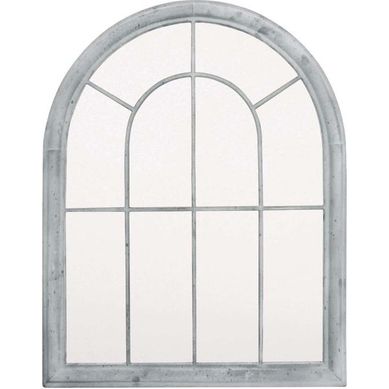 Grand Miroir Fenêtre En Métal Atelier