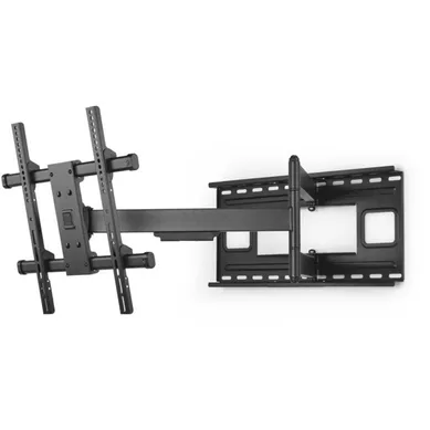 Support TV Mural Pivotant Double Bras Noir Vesa 400 32-77" 50 Kg