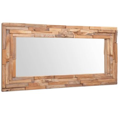 Miroir Décoratif Teck 120x60 Cm Rectangulaire