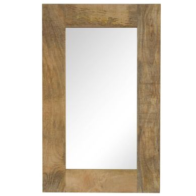 Miroir Bois De Manguier Massif 50 X 80 Cm