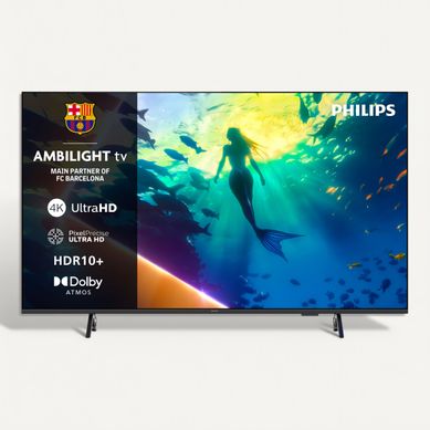 Téléviseur 4K 43'' 108 cm PHILIPS 43PUS8000/12 vue de face