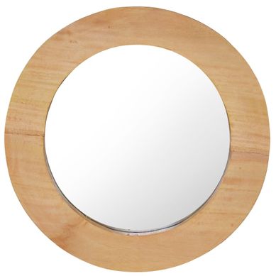 Miroir Mural 40 Cm Teck Rond