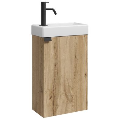 Meuble lave-mains NOVA décor chêne sur pieds - noir 3760232698372 devis sous 6h Meuble lave-mains NOVA décor chêne sur pieds - noir 3760232698372 devis sous 6h