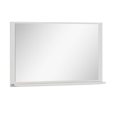 Miroir De Salle De Bain Bravos 80 Cm   Blanc   Miroir De Salle De Bain Avec étagère