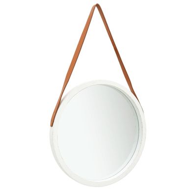 Miroir Mural Avec Sangle 50 Cm Blanc Miroir Mural Avec Sangle 50 Cm Blanc