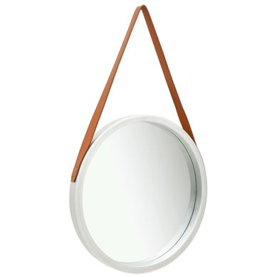 Miroir Mural Avec Sangle 50 Cm Argenté