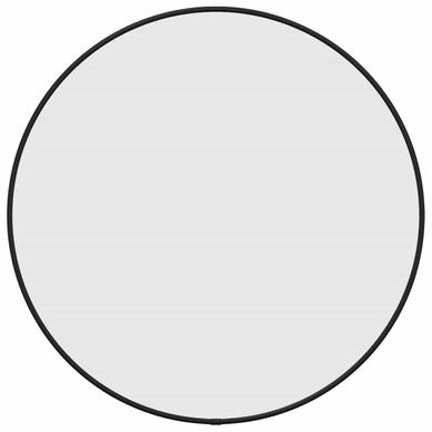 Miroir Mural Noir D. 50 Cm Rond
