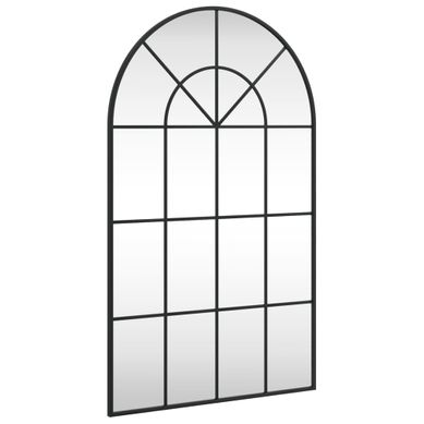 Miroir Mural Noir 60x100 Cm Arche Fer