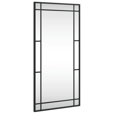 Miroir Mural Noir 40x80 Cm Rectangulaire Fer