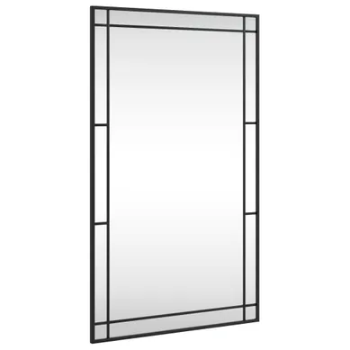 Miroir Mural Noir 60x100 Cm Rectangulaire Fer