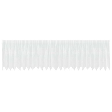 Rideau En Dentelle Floral Blanc 100 X 600 Cm Polyester