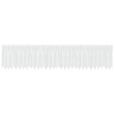 Rideau En Dentelle Avec Des Rideaux Blanc 100x750cm Polyester