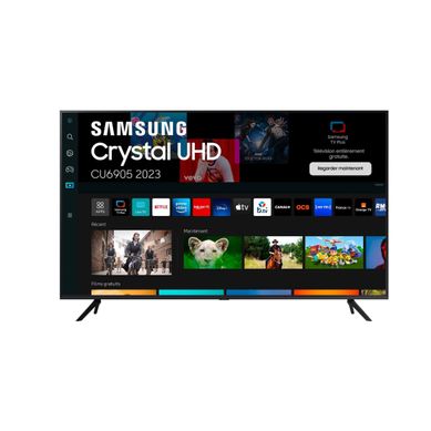 TV 4K UHD 55'' 138 cm SAMSUNG 55CU6905 vue de face