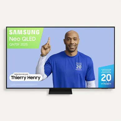 Téléviseur MiniLED 65'' 165 cm SAMSUNG 65QN70F vue de face