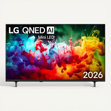 Téléviseur QNED AI 55'' 4K LG 139 cm 55QNED72B6B.AEU vue de face